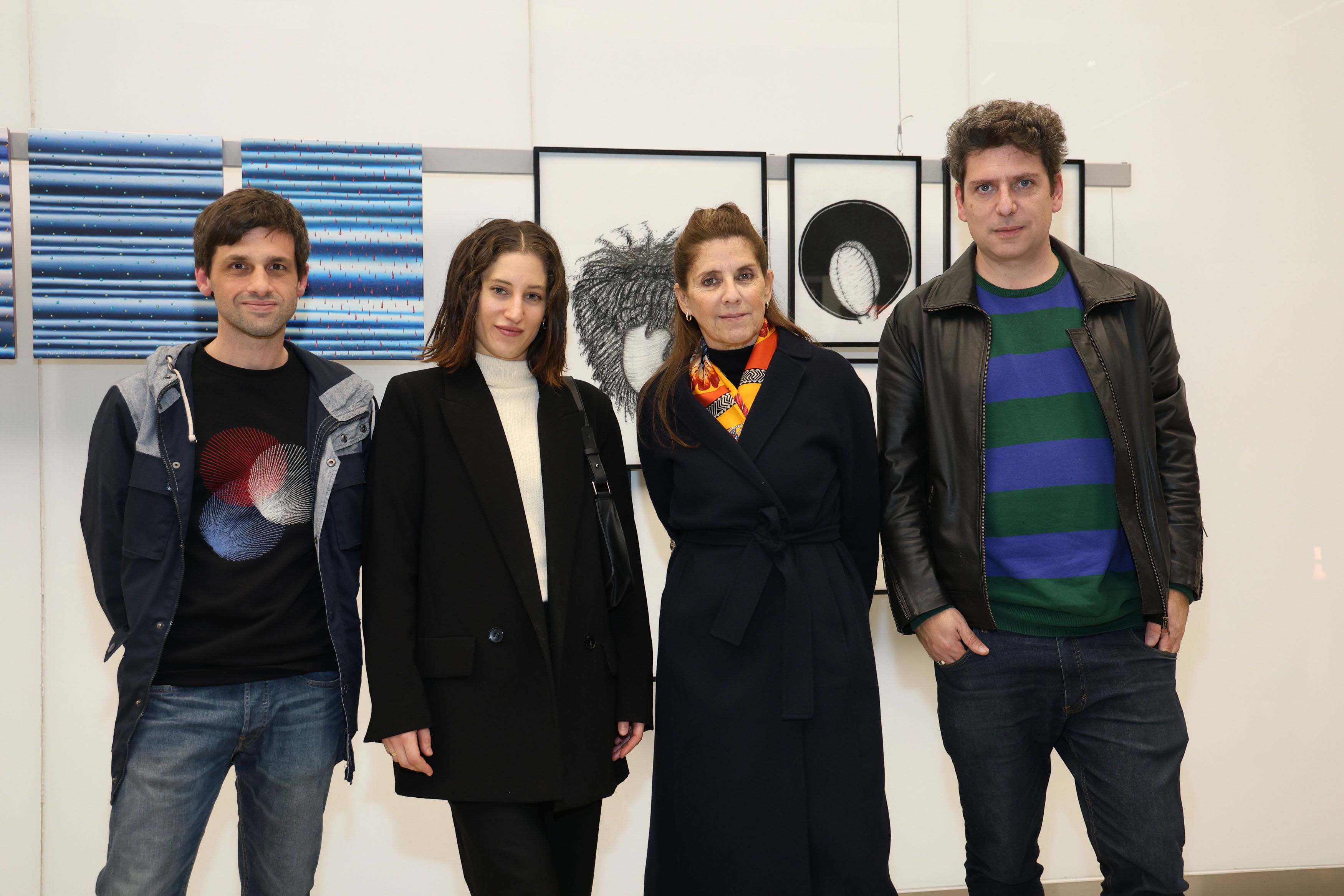 Santiago Poggio, Solana García Paz, María Casado y Andrés Pasinovich