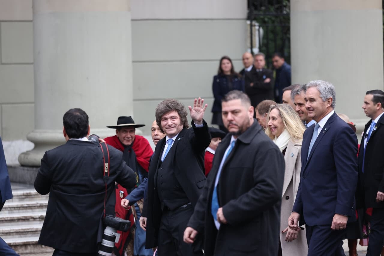 Milei, rumbo al Tedeum