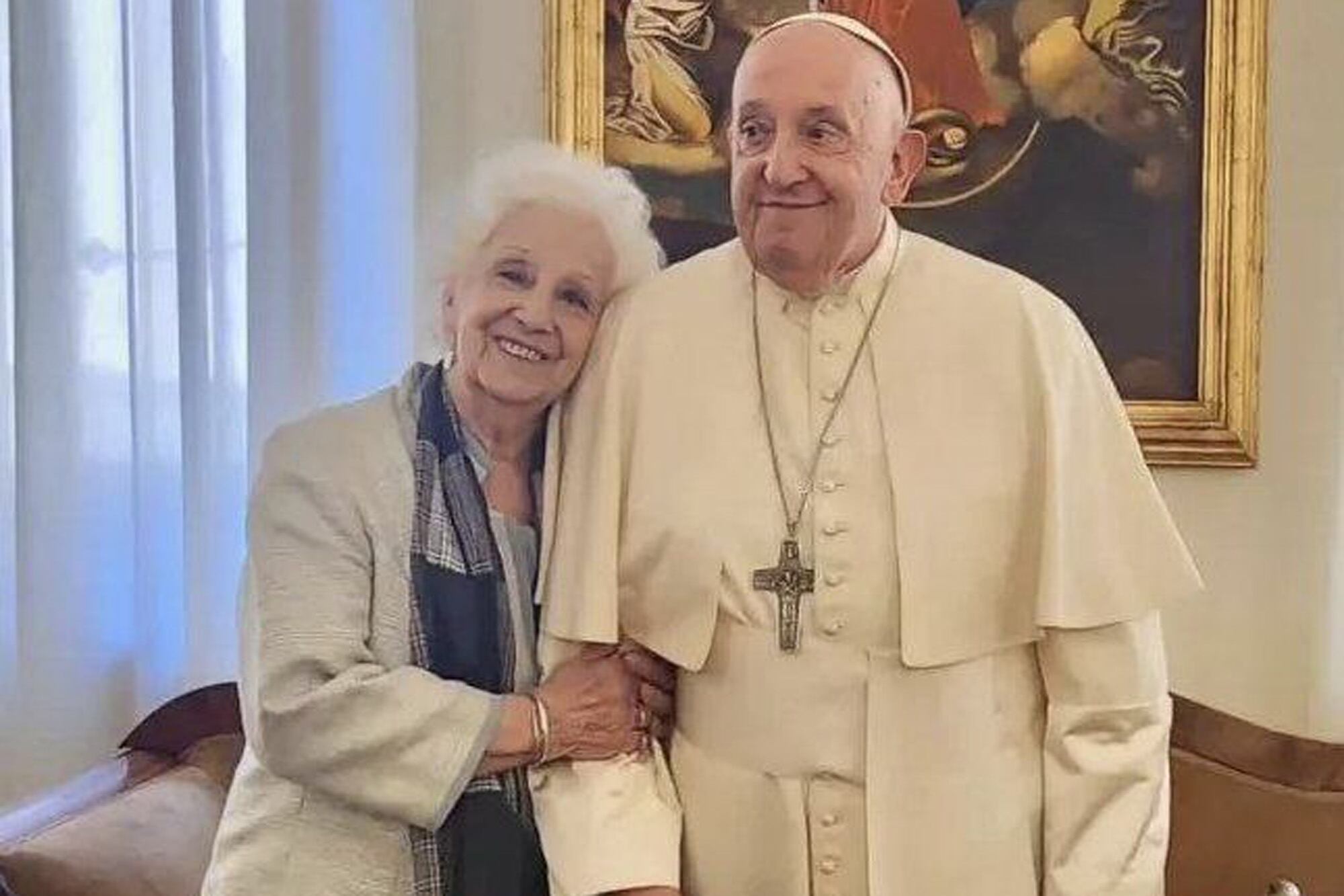 Estela de Carlotto se reunió con el papa Francisco y contó detalles del encuentro
