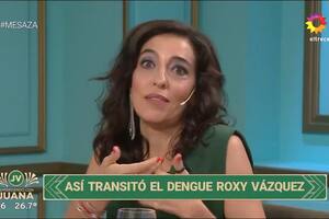 Roxy Vazquez revelo detalles de como transito el dengue