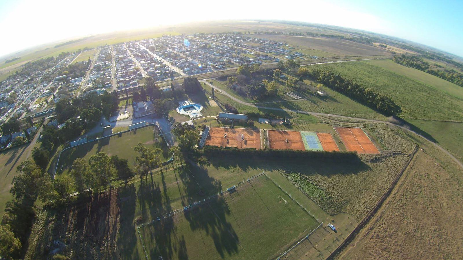 El predio del Club Social y Deportivo Loma Negra en Olavarría