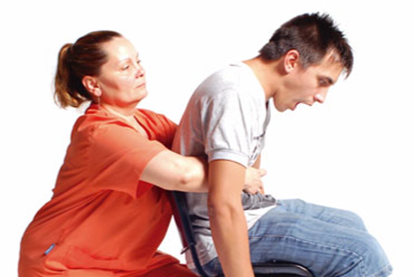 Maniobra de Heimlich sentado