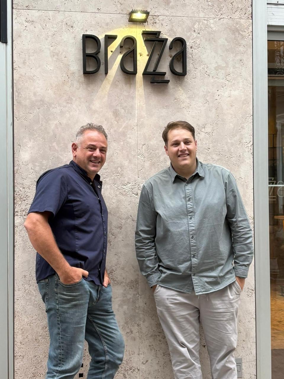 Franco y su hijo Donato en Brazza, Madrid