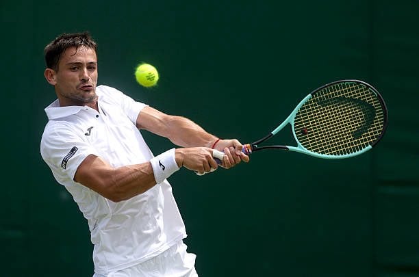 Mariano Navone ganó por primera vez en Wimbledon, en su segunda participación en el All England