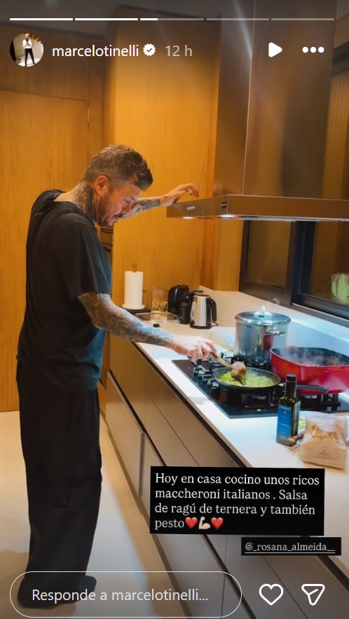 El gesto tierno de Marcelo Tinelli a su nueva novia, Rossana Almeyda