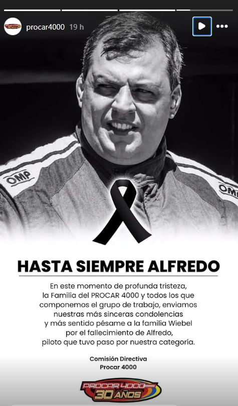 El mensaje de despedida de Procar 4000