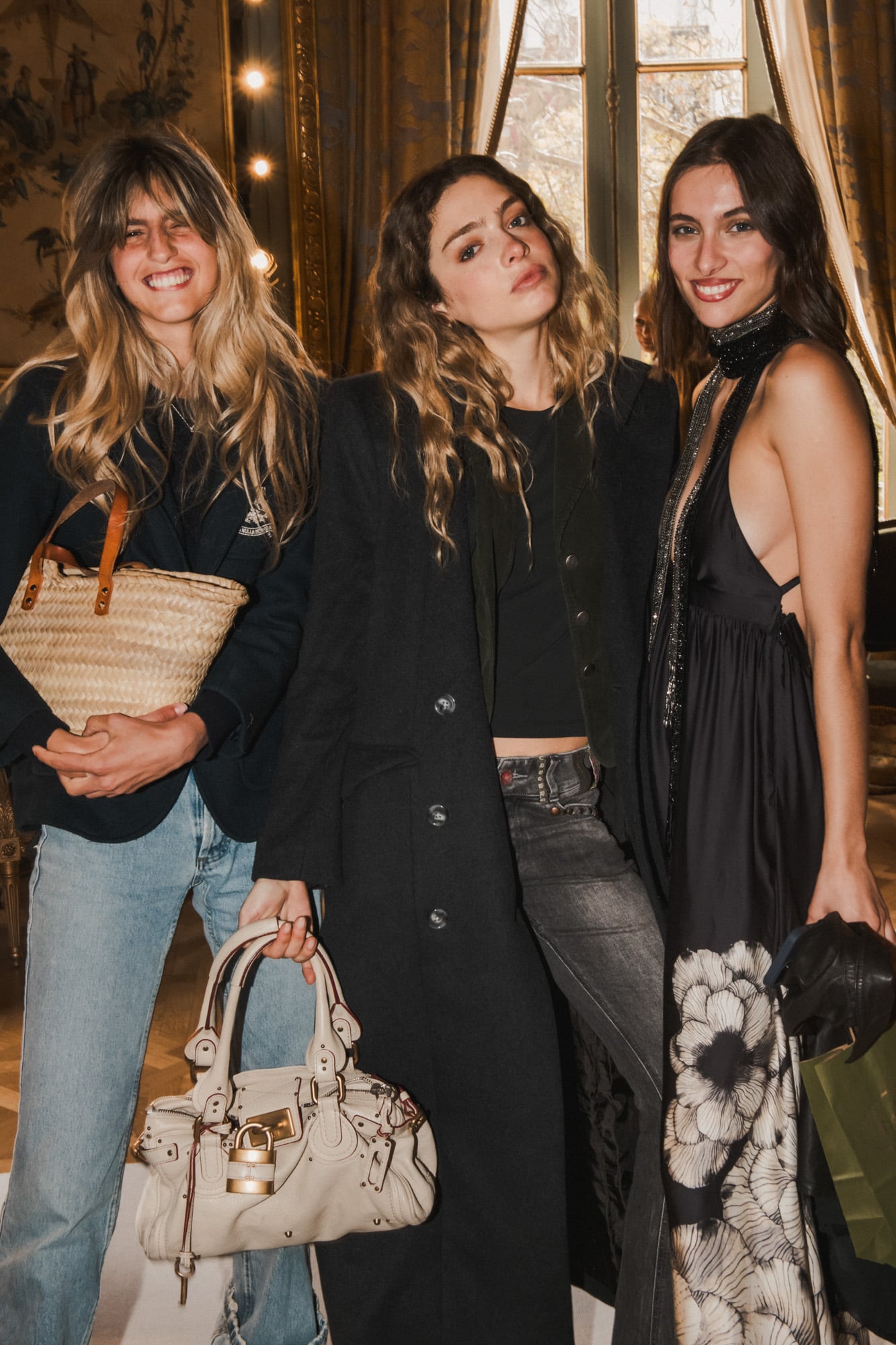 Fátima Cernadas, Gloria Llerena y Kayla Acuña