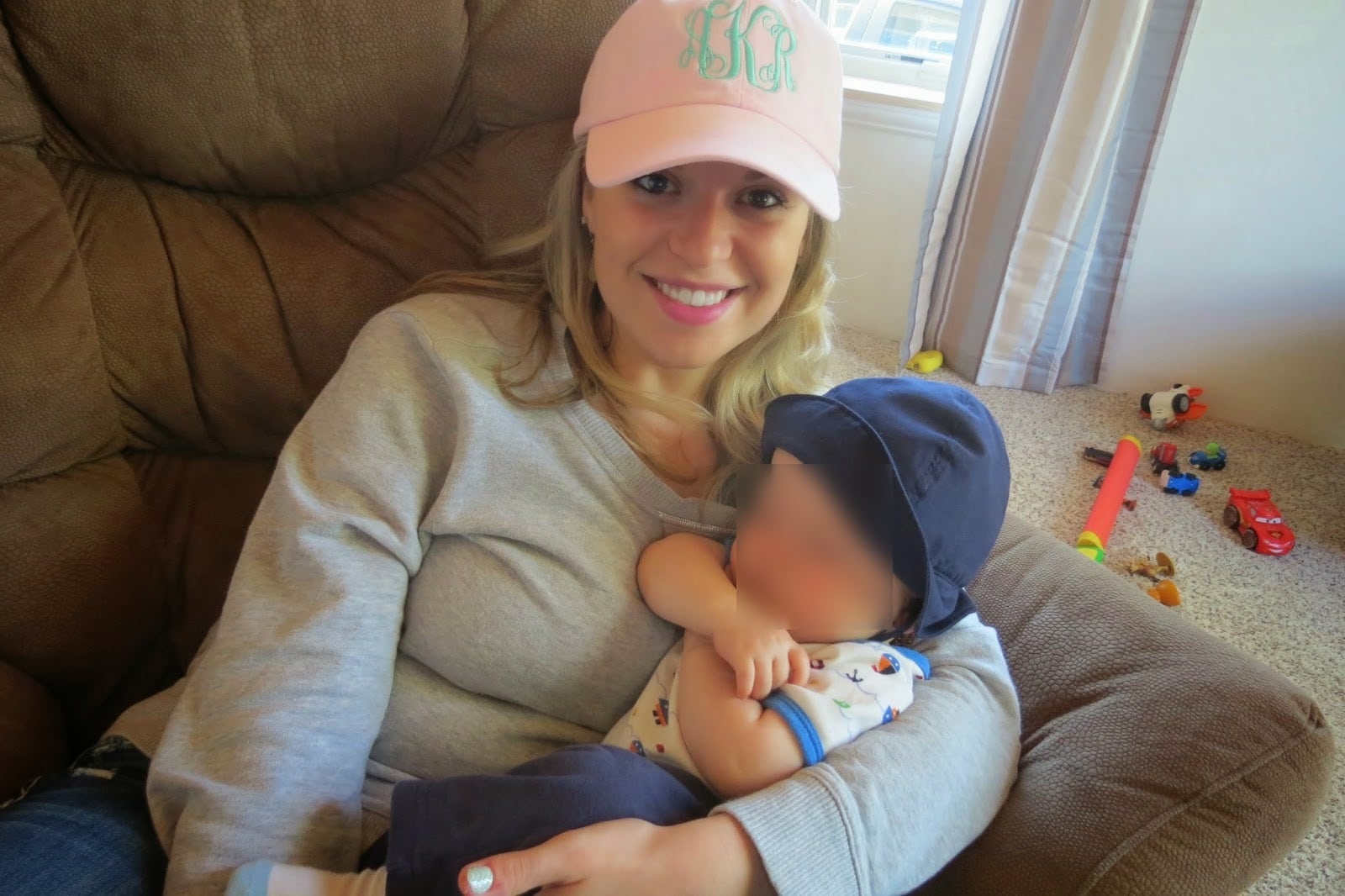 Amanda y uno de los hijos