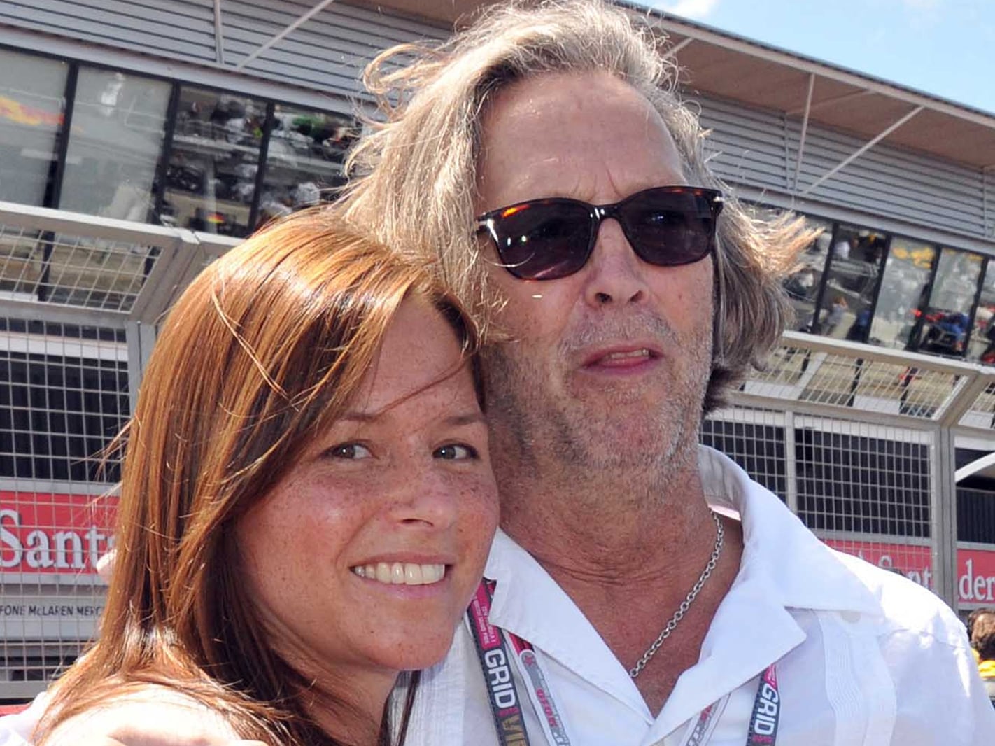 Eric Clapton y su actual esposa, Melia McEnery