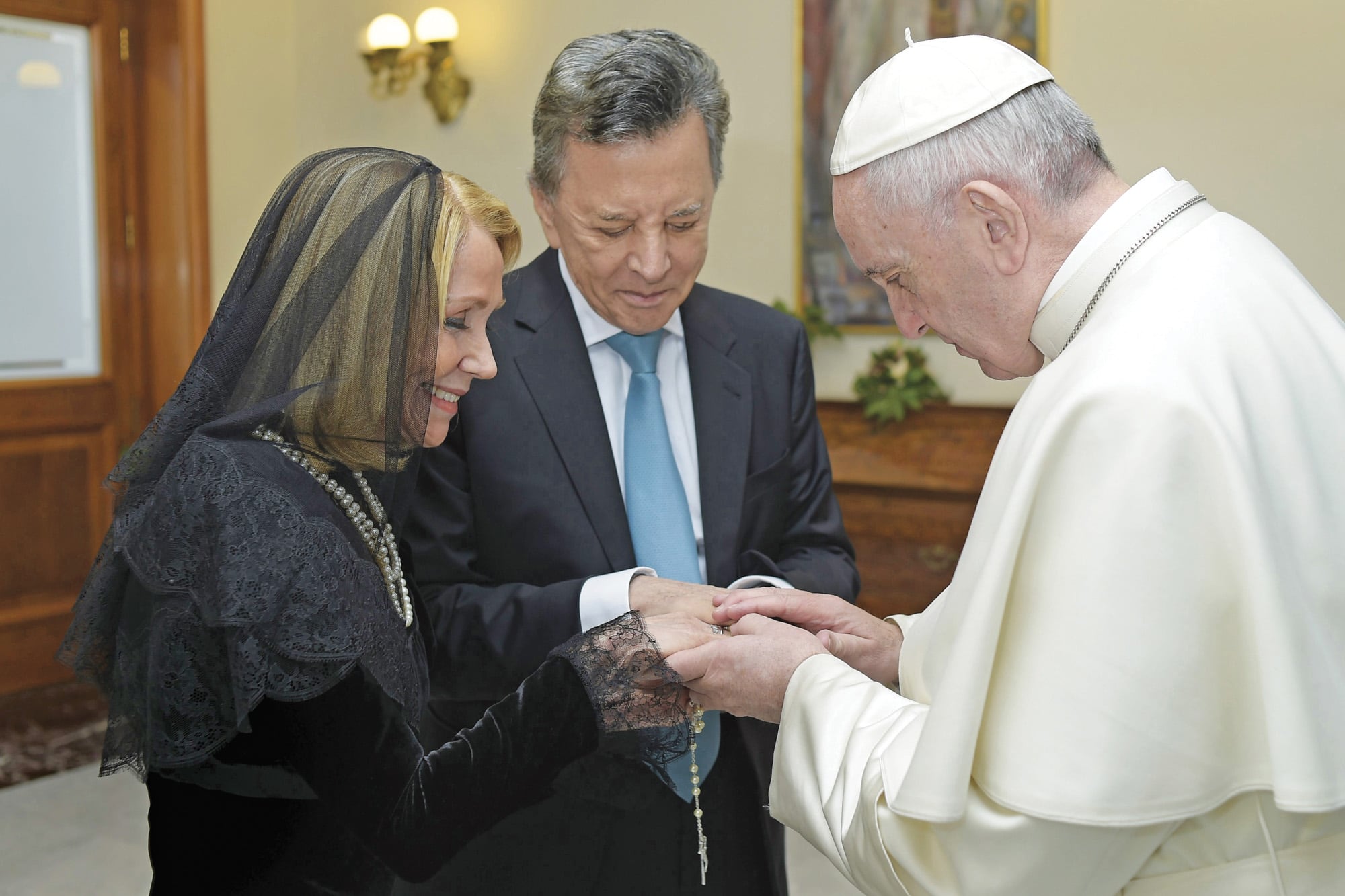 En marzo de 2017, Evangelina y Palito renovaron sus votos de amor frente al papa Francisco. Cumplían 50 años de casados