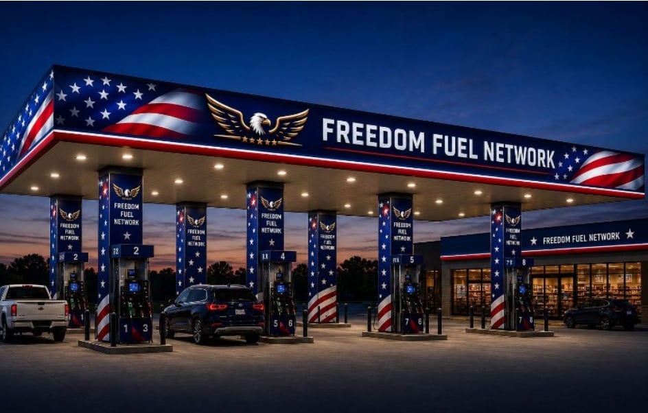 El modelo comercial se basa inicialmente en una red de 25 estaciones de servicio ubicadas estratégicamente en Pensilvania y el sur de Nueva Jersey