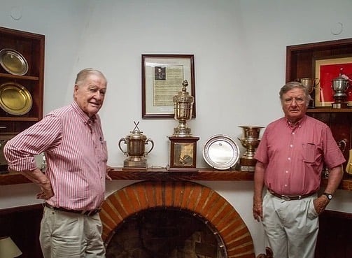 Juancarlitos y Alfredo Harriott, dos glorias de Coronel Suárez