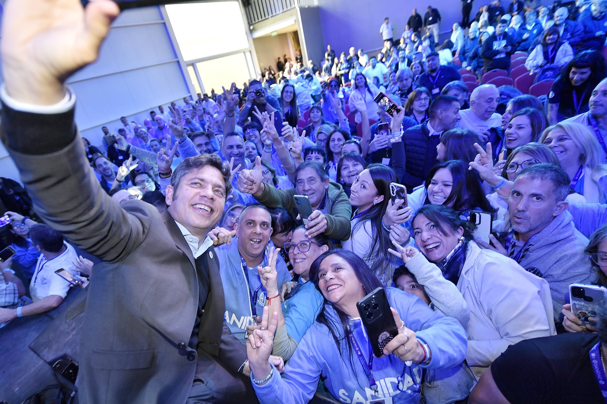 Axel Kicillof, Gobernador de la Provincia de Buenos Aires, en el #61CongresoFATSA. La Falda, Córdoba