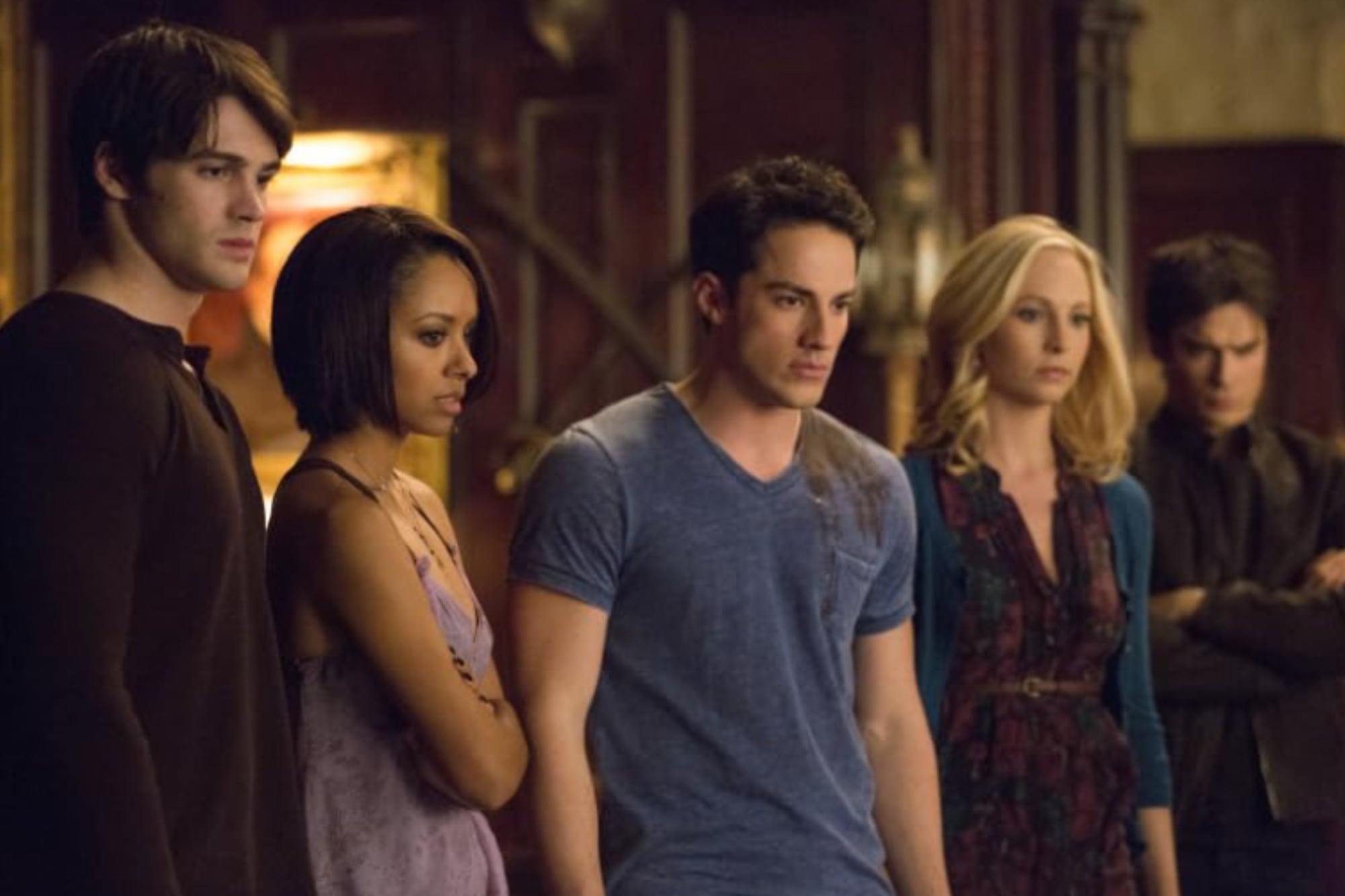 Steven R. McQueen (izquierda) saltó a la fama por su personaje de Jeremy Gilbert en la serie The Vampire Diaries (Foto: IMDb)