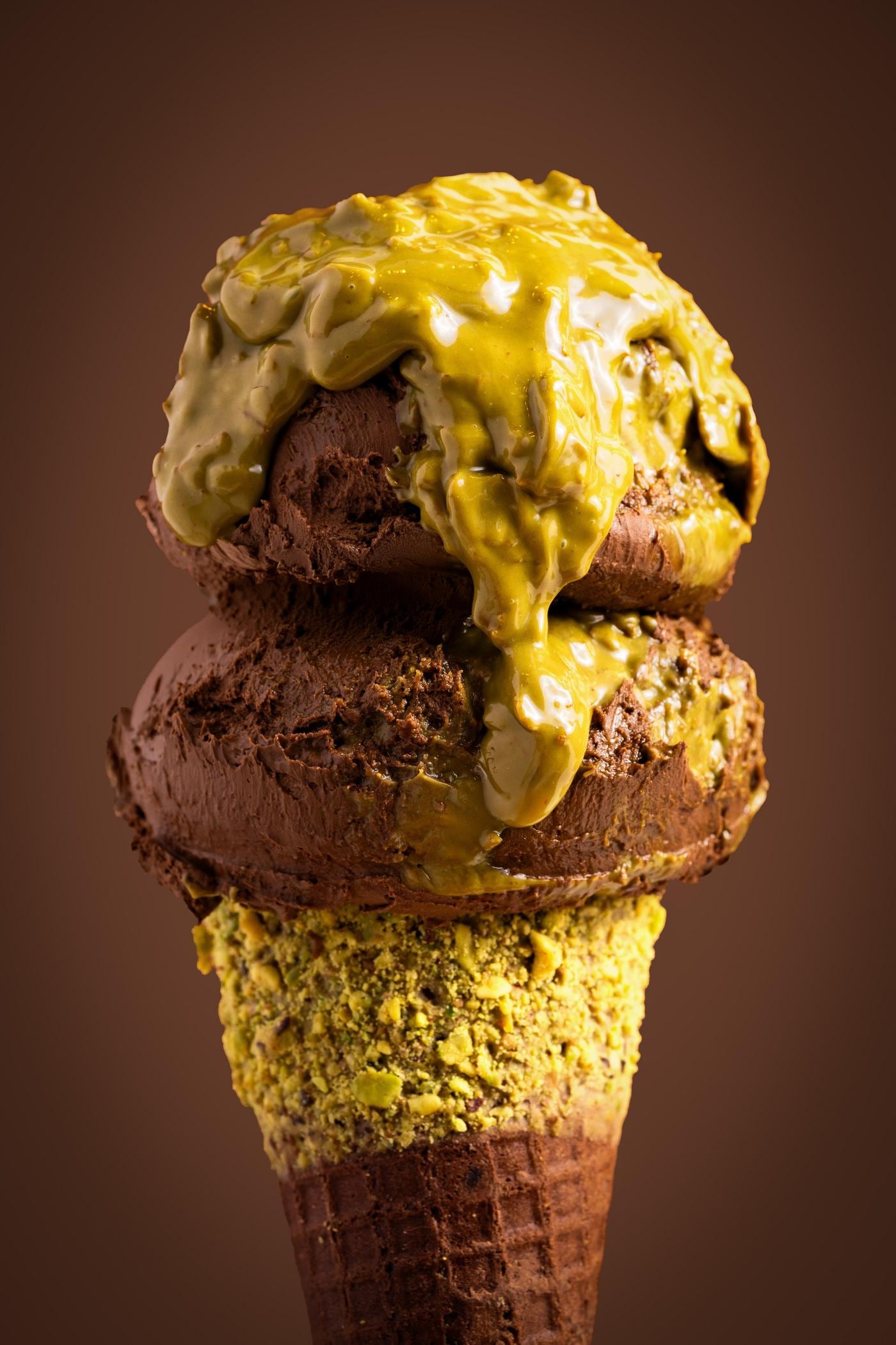 Helado de chocolate Dubái de Lucciano's