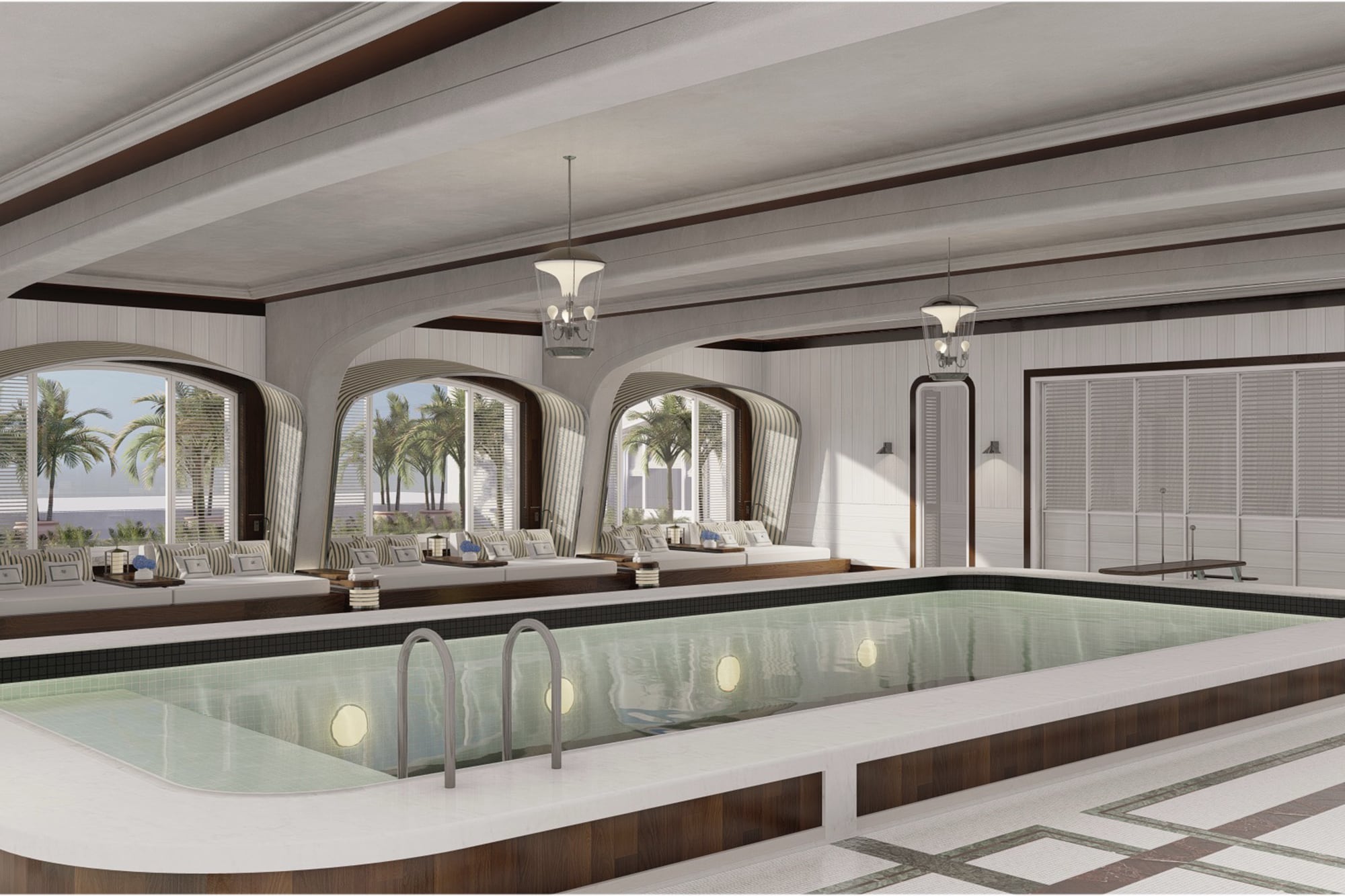 Así será la piscina indoor, uno de los amenities del emprendimiento