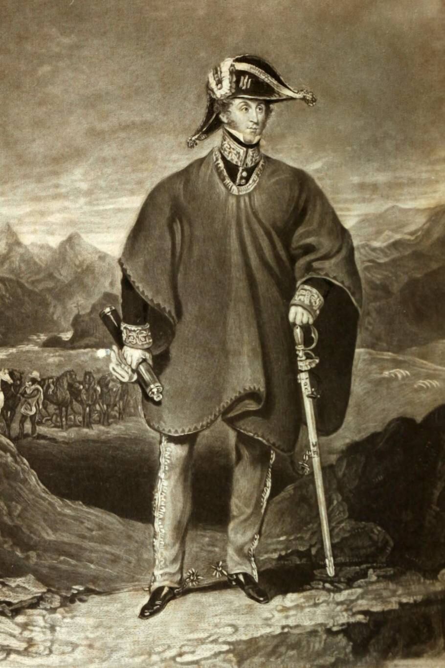 El oficial William Miller participó junto con San Martín del cruce de Los Andes y fue héroe de las batallas de Chacabuco y Maipú, entre otras; años más tarde, escribió una biografía del prócer argentino