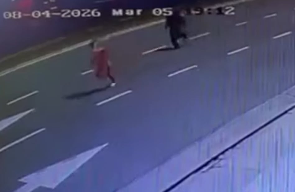 Los videos de Candela Arizaga corriendo por una avenida tras salir del departamento de Facundo Moyano en Belgrano