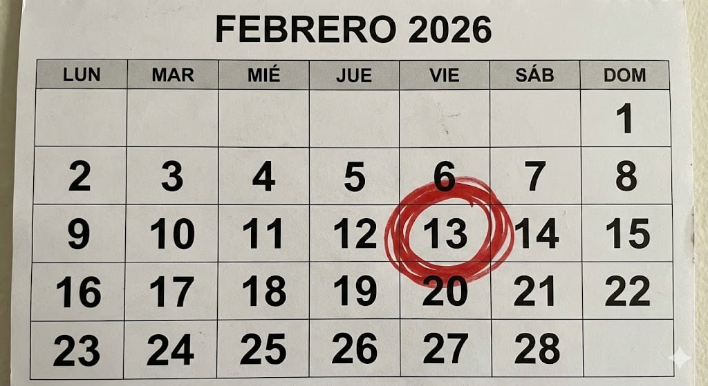 En febrero de 2026 hay un viernes 13, el primero de tres que habrá en el año