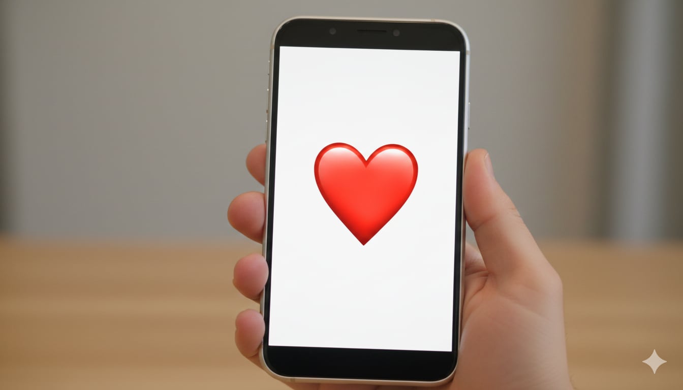 El emoji del corazón rojo es el más conocido, pero existen un montón de variantes en WhatsApp