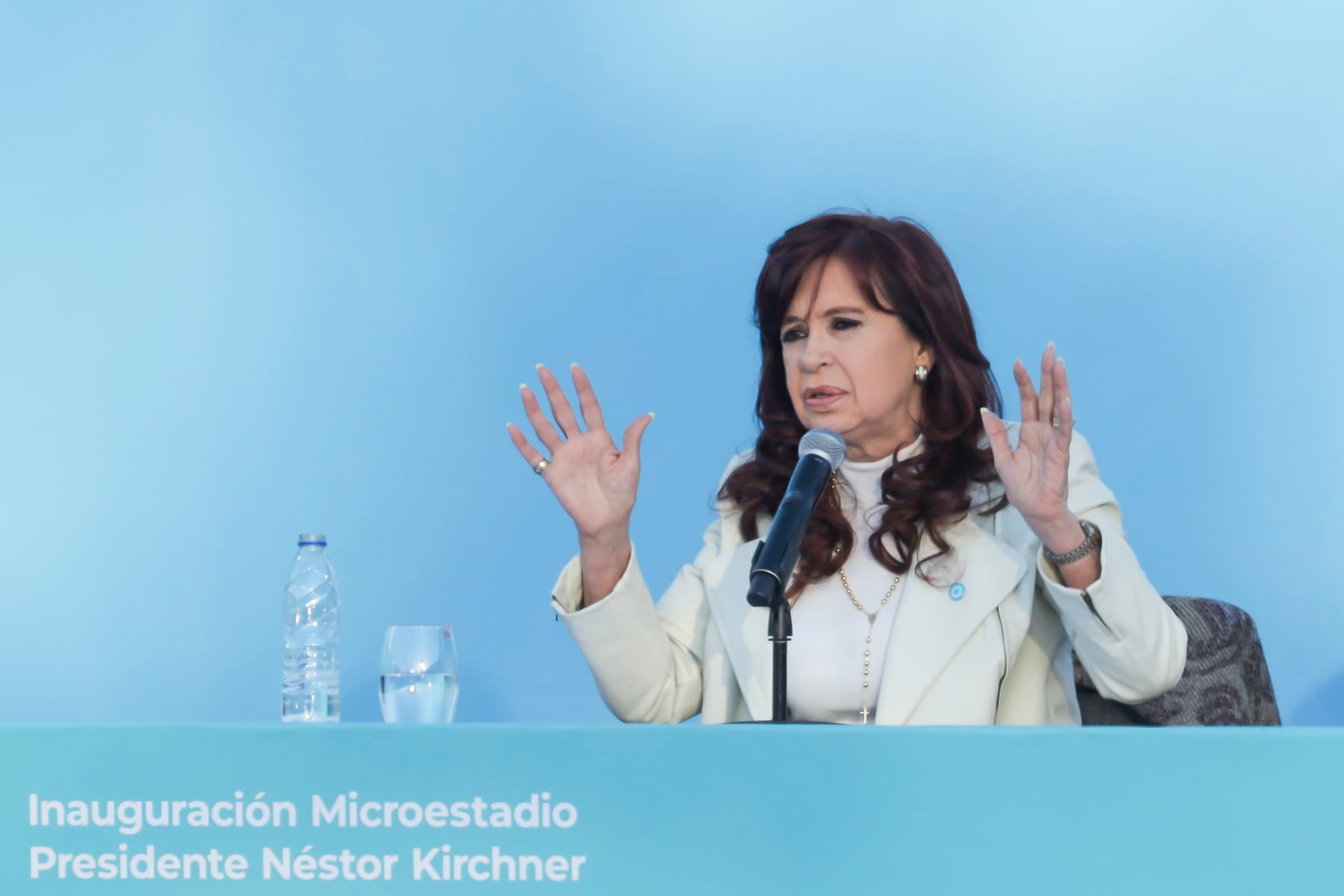 Cristina Fernández de Kirchner en Quilmes.