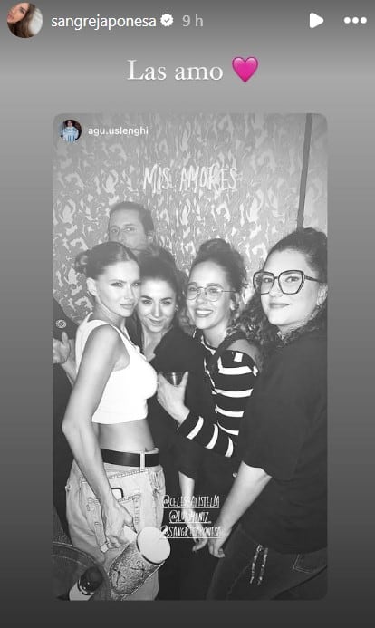 La foto grupal que subió la China a su cuenta de Instagram