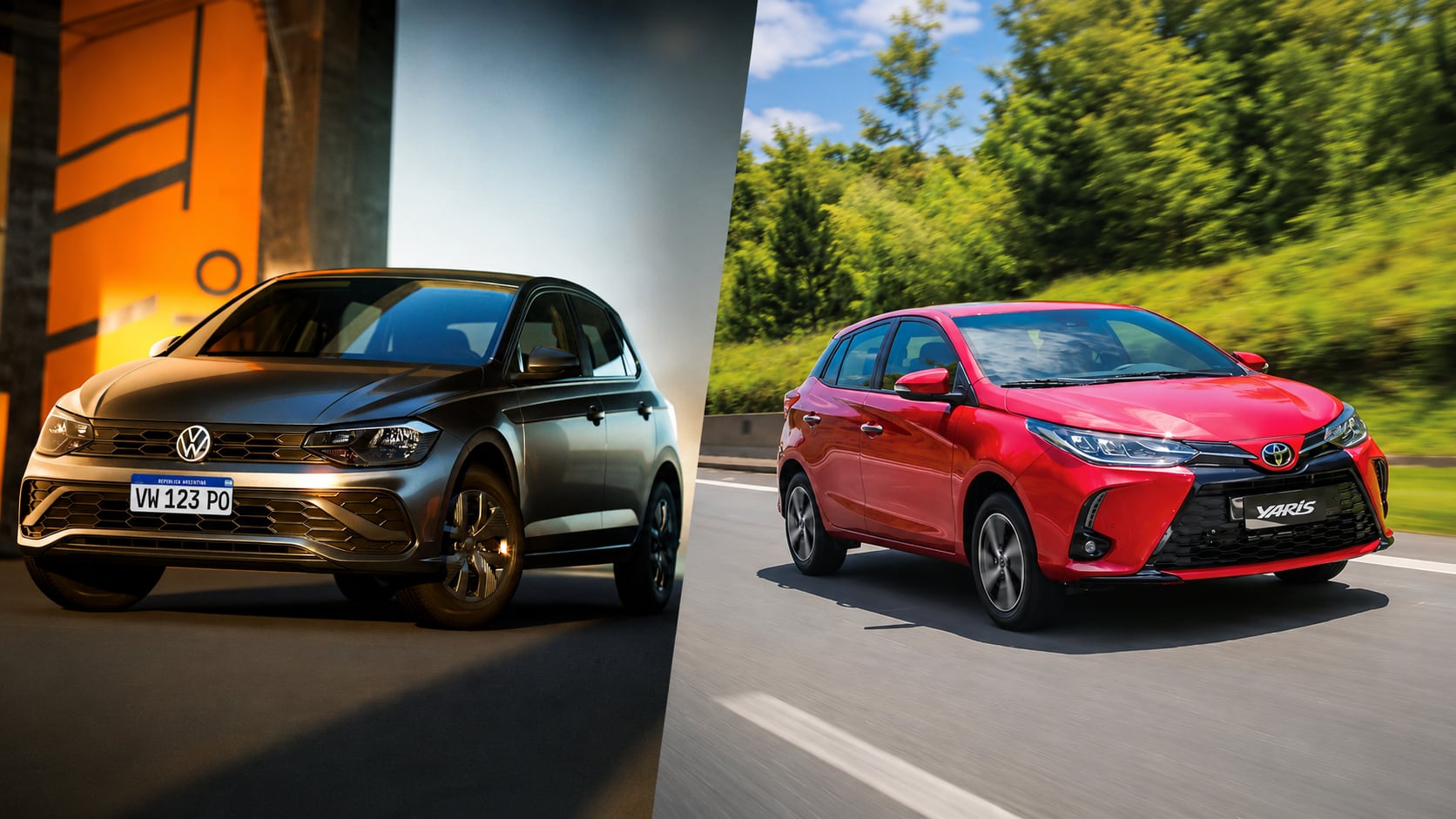 Toyota Yaris vs Volkswagen Polo Track: cuál conviene comprar en julio 2026