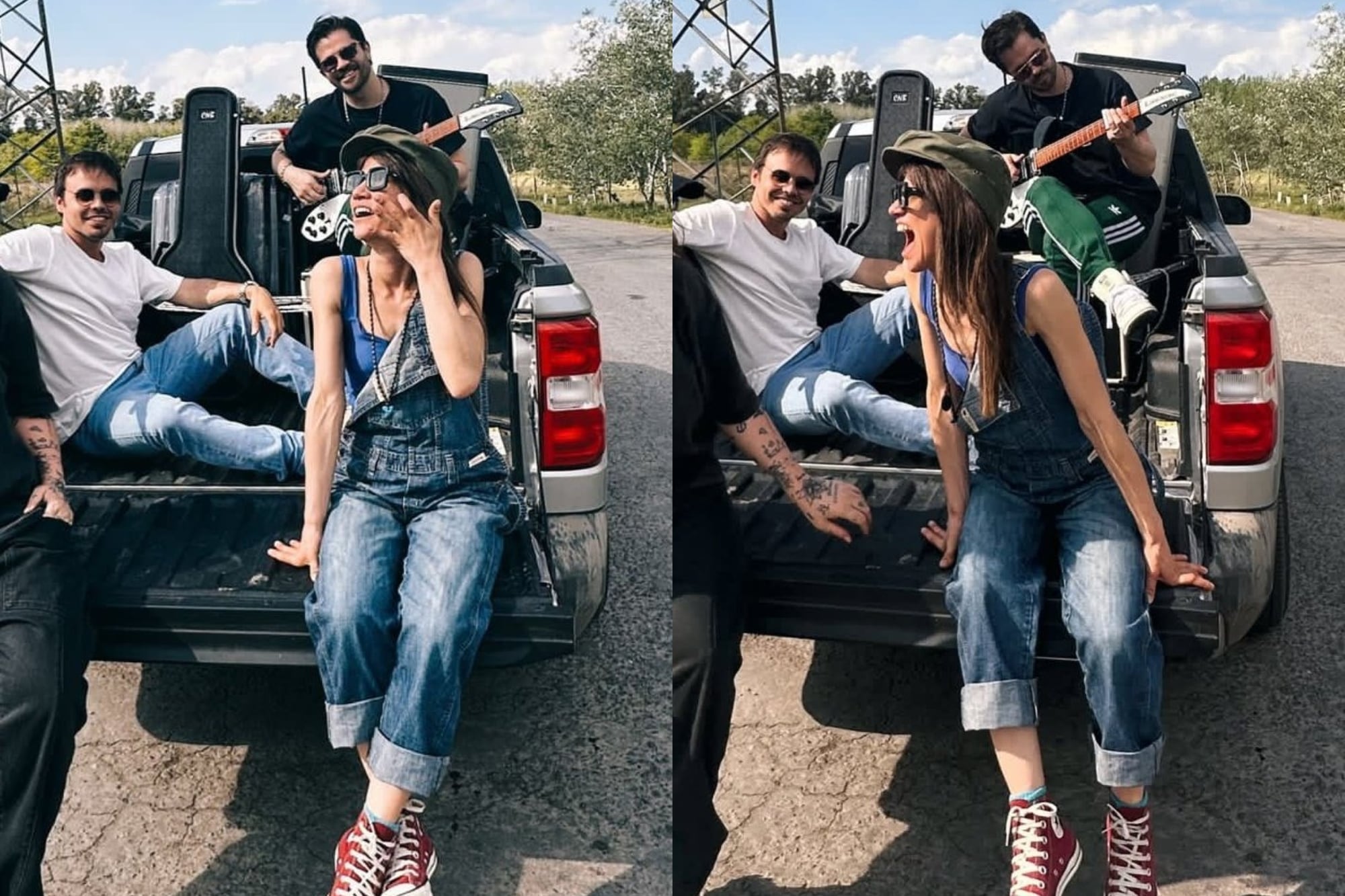 Camila Bordonaba, Benja Rojas y Felipe Colombo en el video que anunciaba la vuelta de Erreway