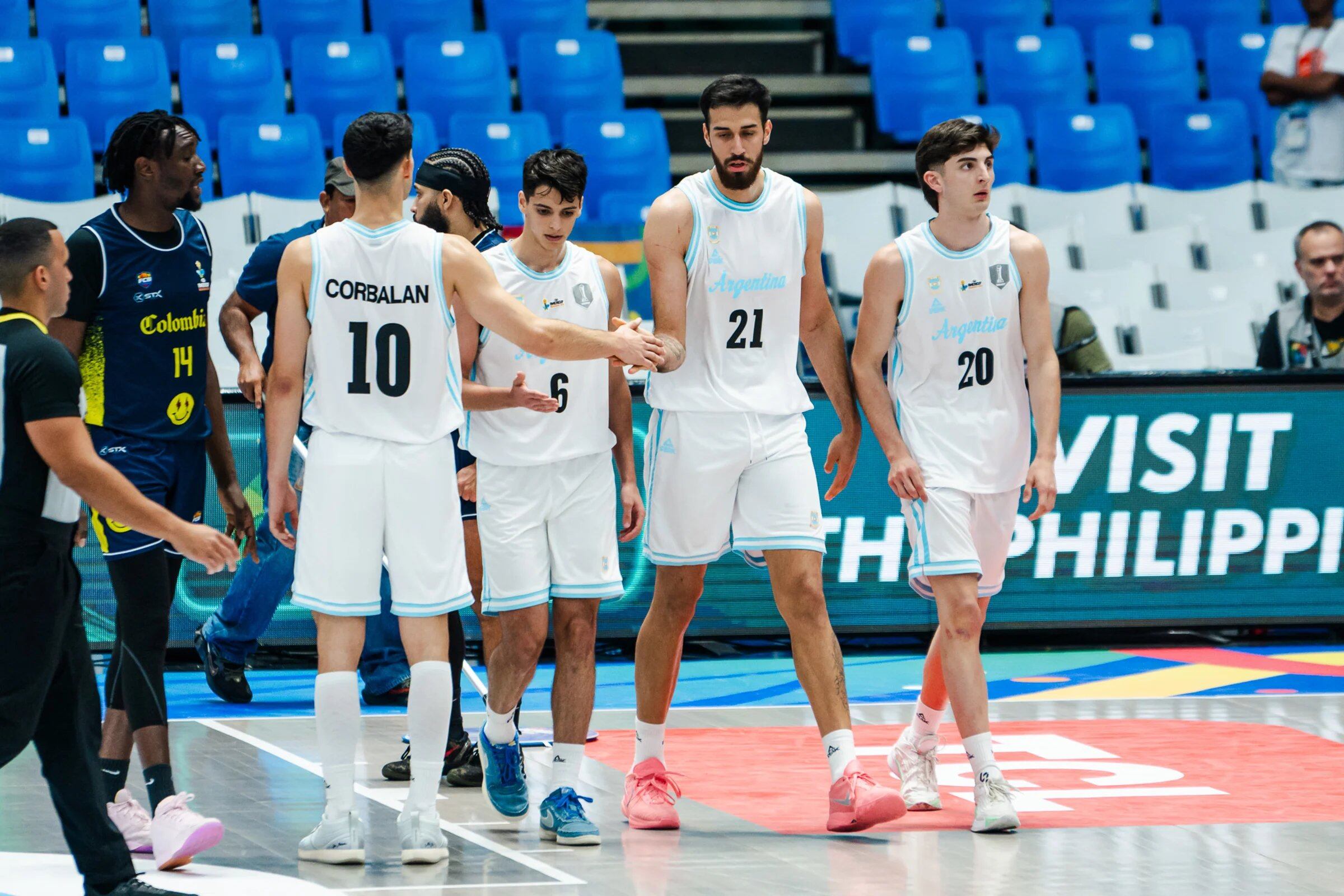 La Argentina derrotó a Colombia y avanzó a la próxima instancia de la Americup