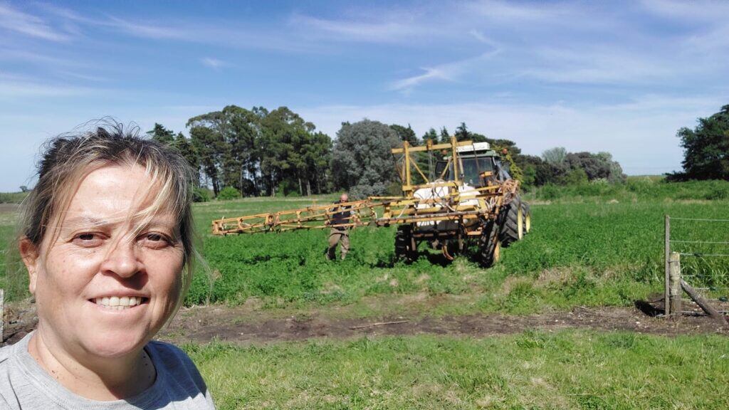 La pasión por el campo la atravesó y hoy marca su presente como contratista