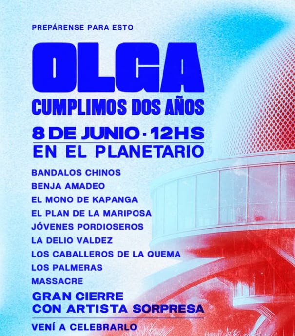 El line up del evento tendrá reconocidas bandas argentinas (Foto: @olgaenvivo)