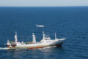 Video: así fue la persecución de Prefectura al buque español en aguas argentinas