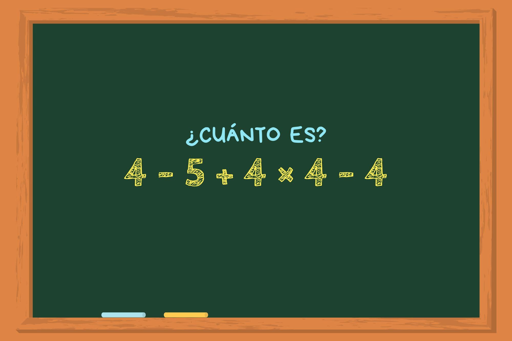 Animate a resolver este cálculo en tan solo 30 segundos y poné a prueba todos tus conocimientos matemáticos