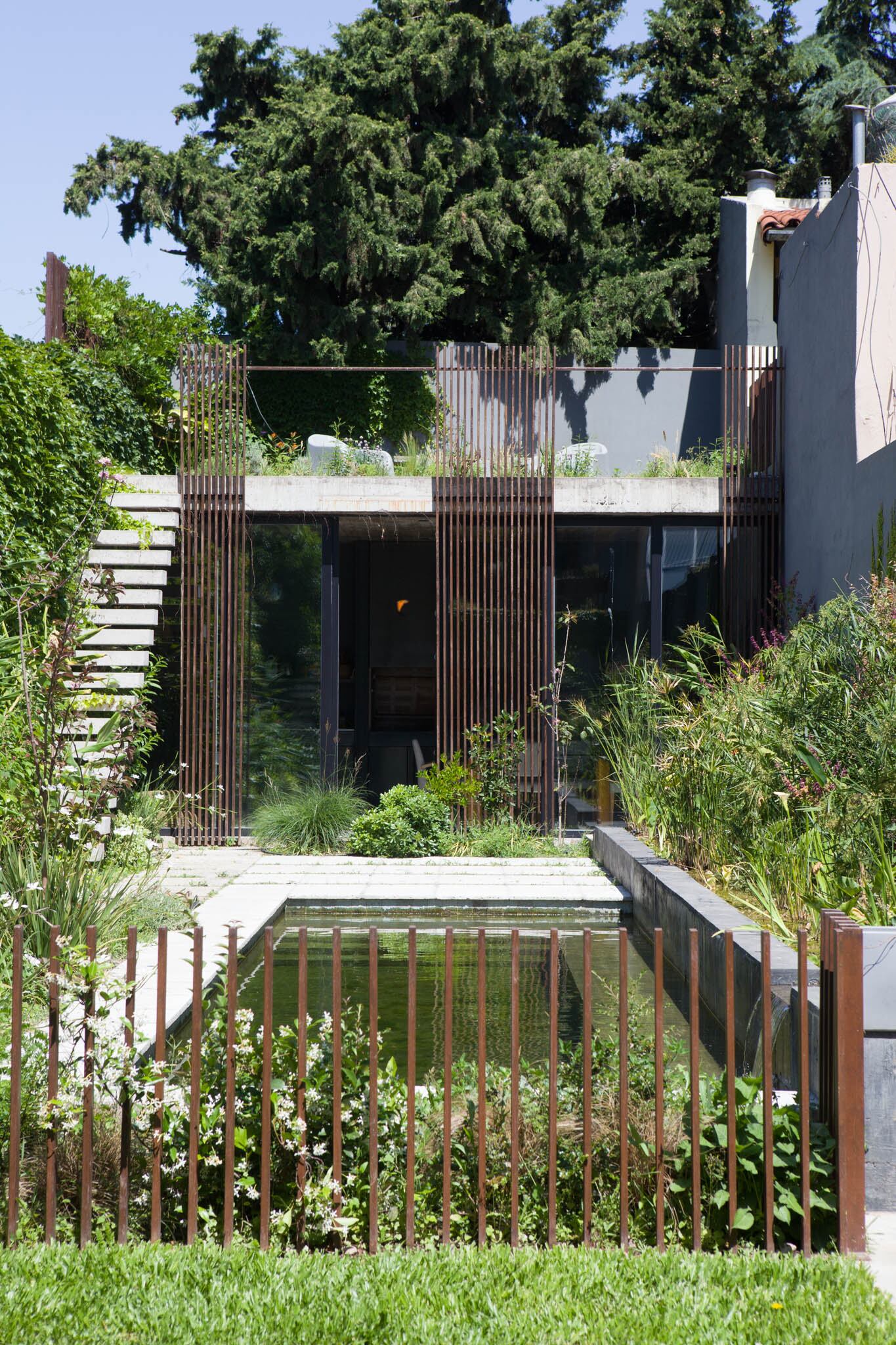 El quincho tiene su propia terraza