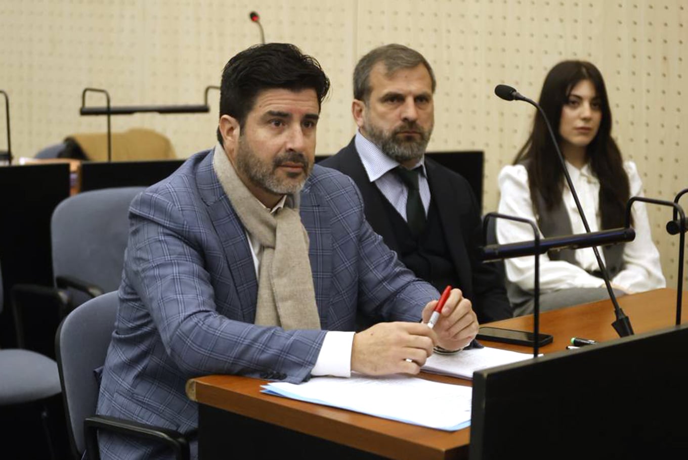 Cristóbal López, en la audiencia de organización del juicio oral en la causa Los Sauces-Hotesur, en Comodoro Py