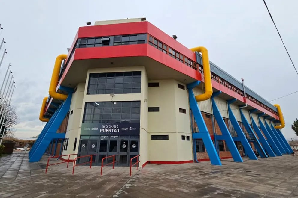 El estadio Ruca Che de Neuquén, donde se jugará la serie entre la Argentina y Turquía