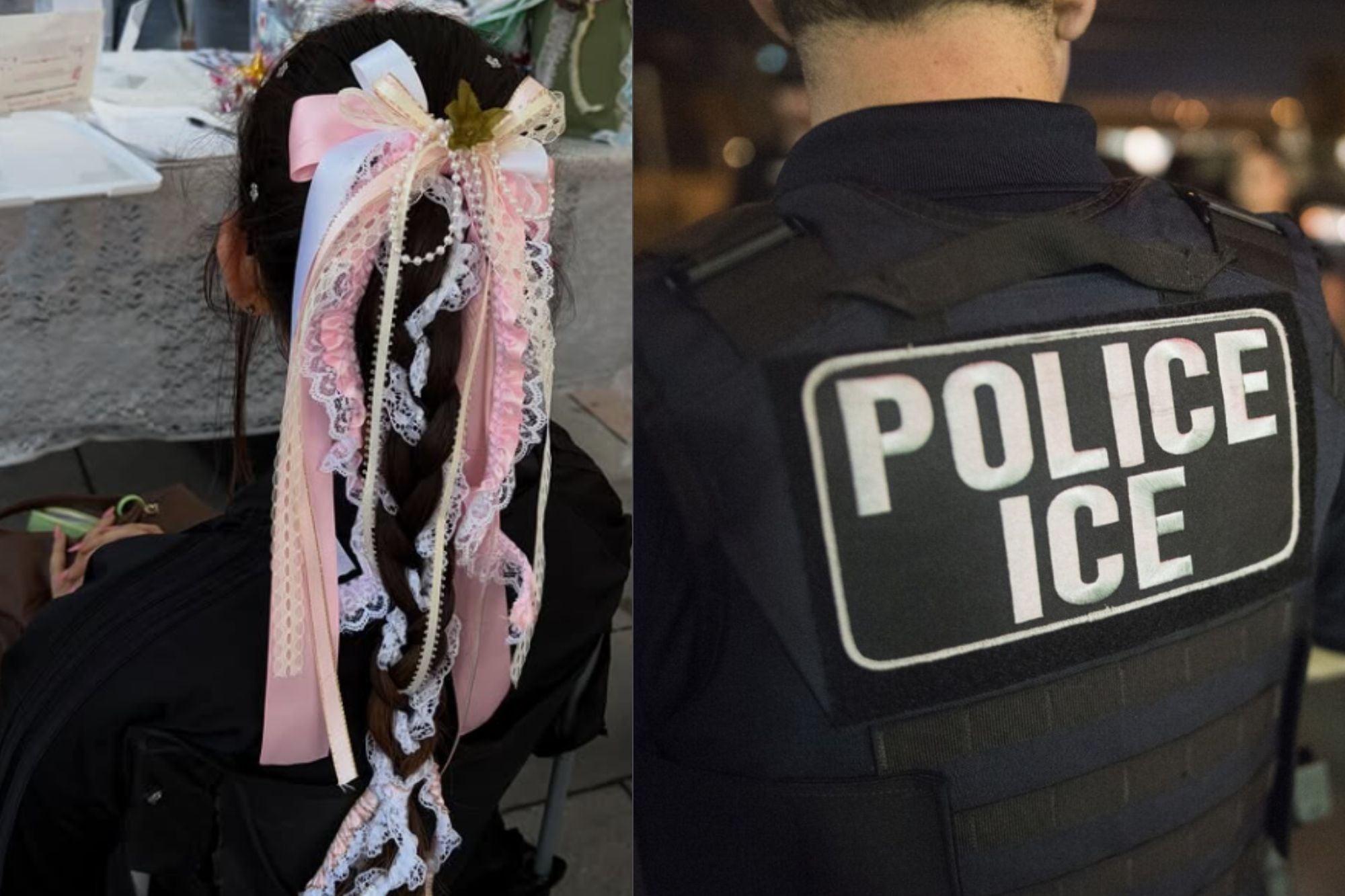 Son mexicanas y crearon una llamativa forma para protestar contra el ICE en California: con moños y trenzas