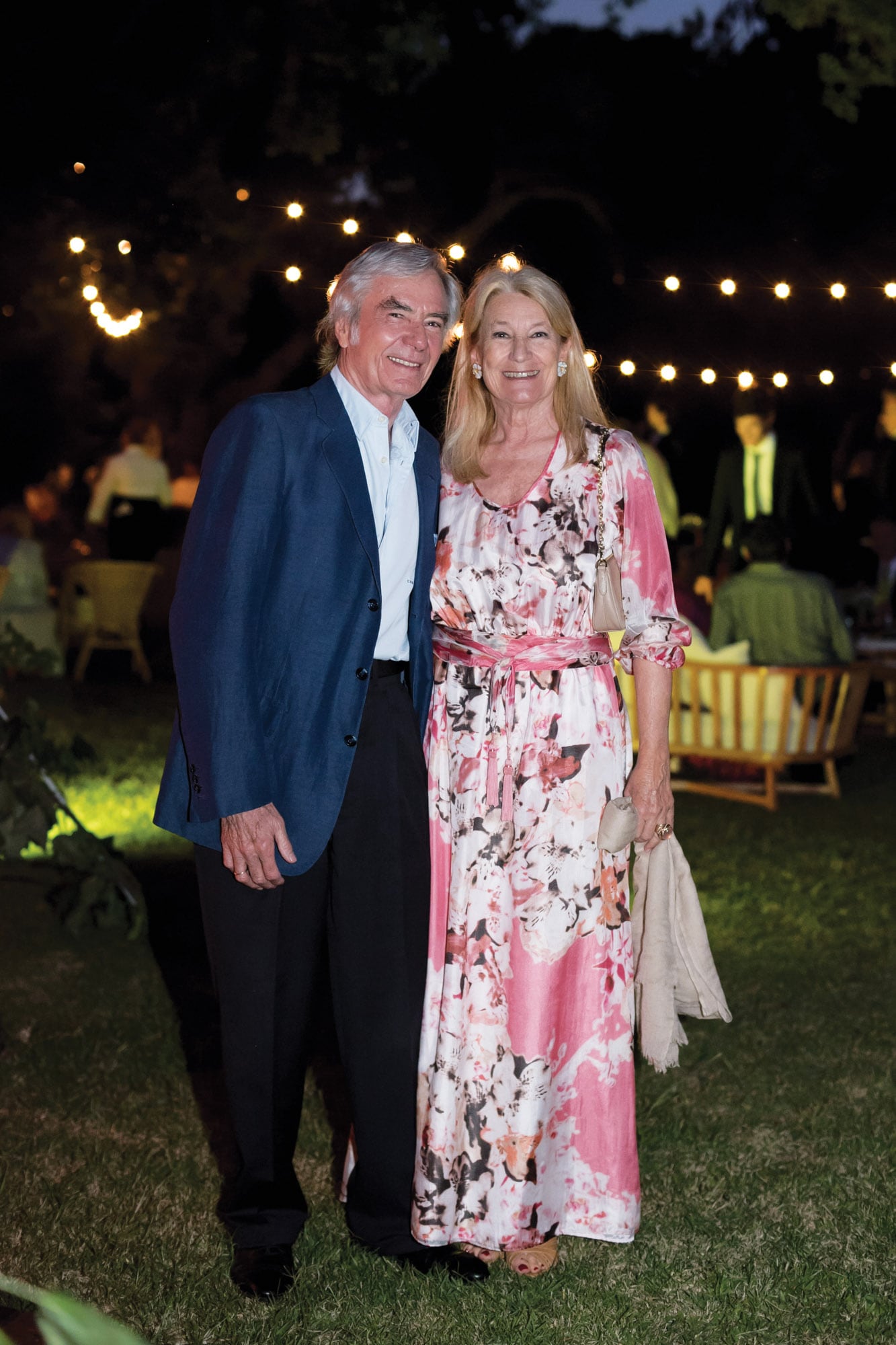 Carlos “Charlie” Blaquier
y su mujer, María Taquini
Bosch, que el mes
pasado celebraron la
boda de su hija Milagros
con Máximo Diez en la
estancia “La Biznaga”.