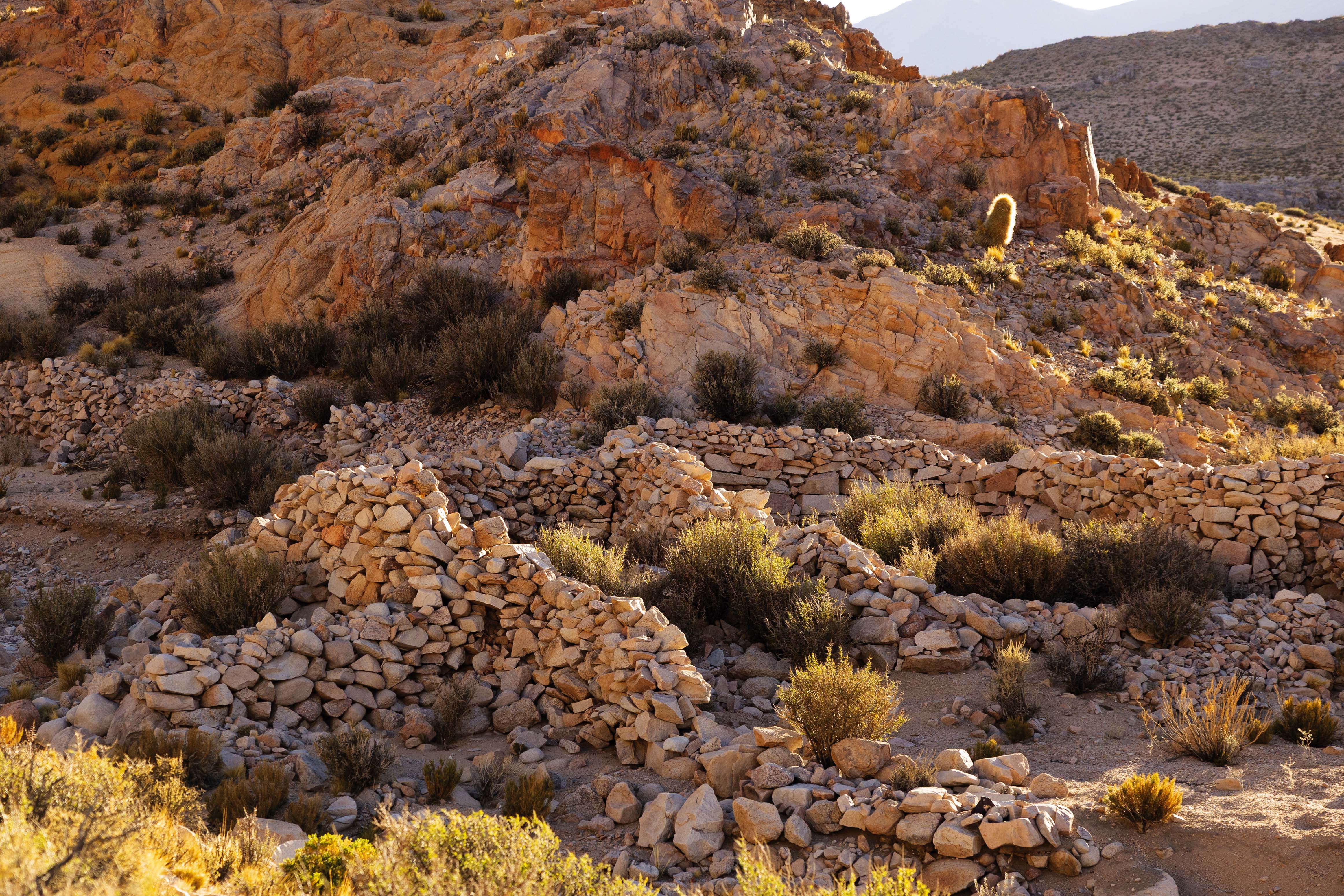 Históricos corrales de piedra donde se habilitará un mini circuito de caminata.