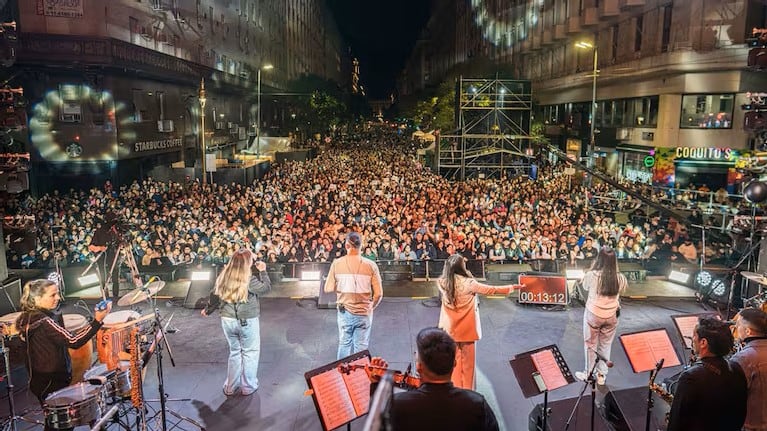Experiencia Gospel en el centro porteño (Foto: Prensa)
