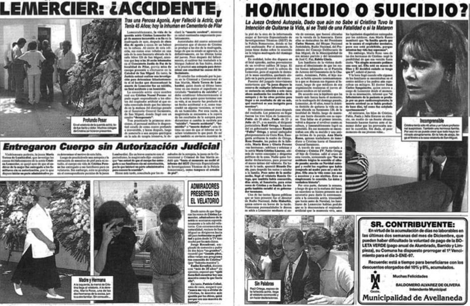 Cristina Lemercier, una figura querida en la farándula argentina