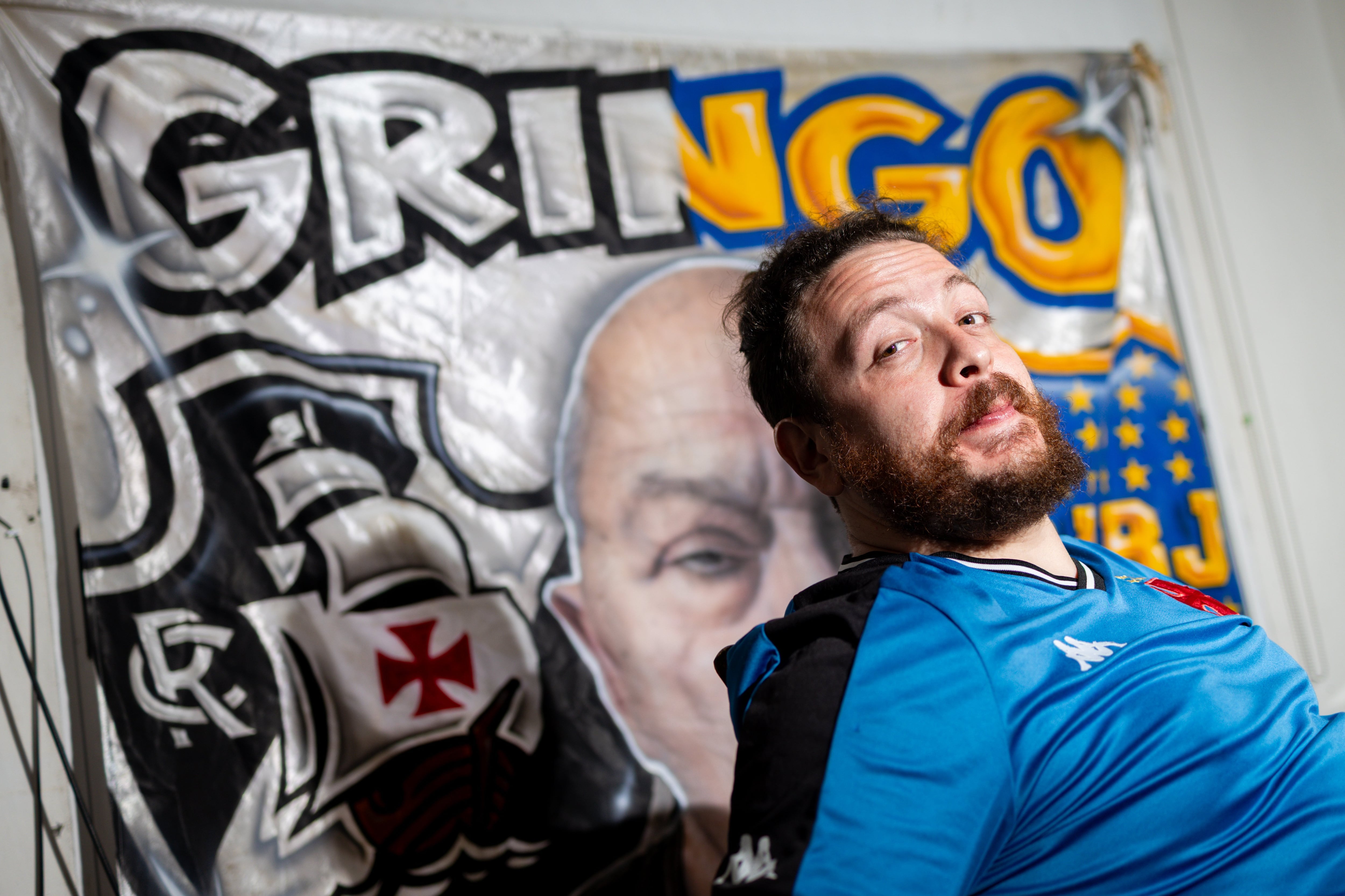 Su papá, conocido como el Gringo, fue un referente de Boca y, años después, se integró a la hinchada de Vasco da Gama