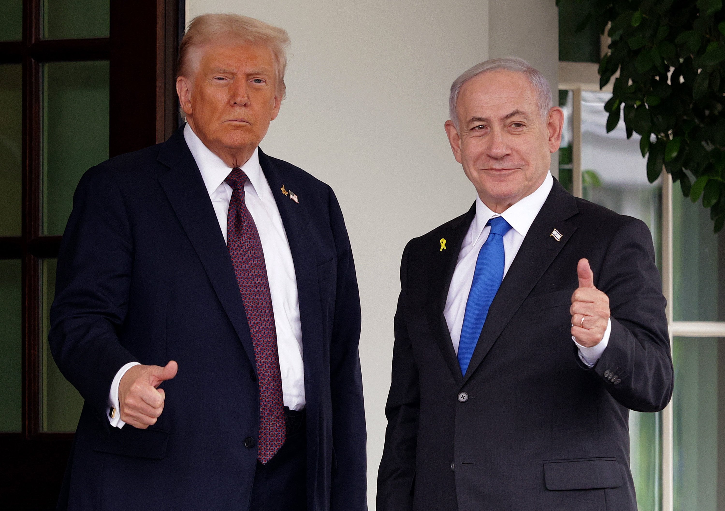 Trump respaldó a Netanyahu de cara a las elecciones en Israel y advirtió sobre la amenaza iraní