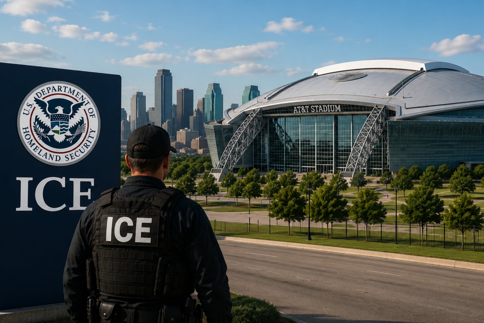 Confirmado por el DHS: cuál será el perímetro del ICE en Dallas durante el Mundial 2026
