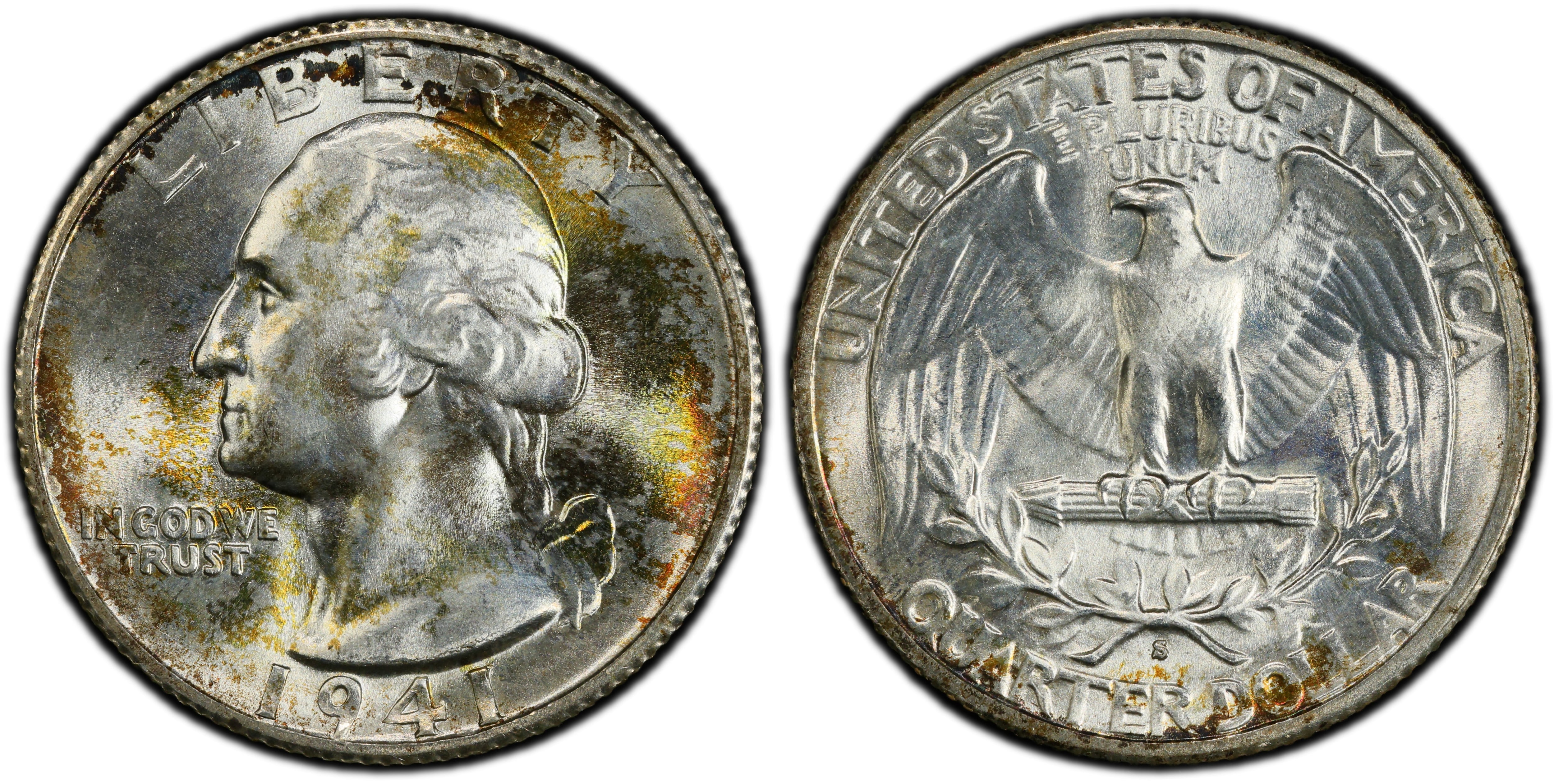La Washington Quarter de 1941 es una de las valiosas del mercado