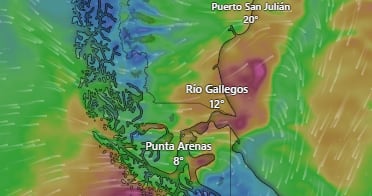 Hay alerta amarilla por vientos para este domingo 11 de enero: las provincias afectadas