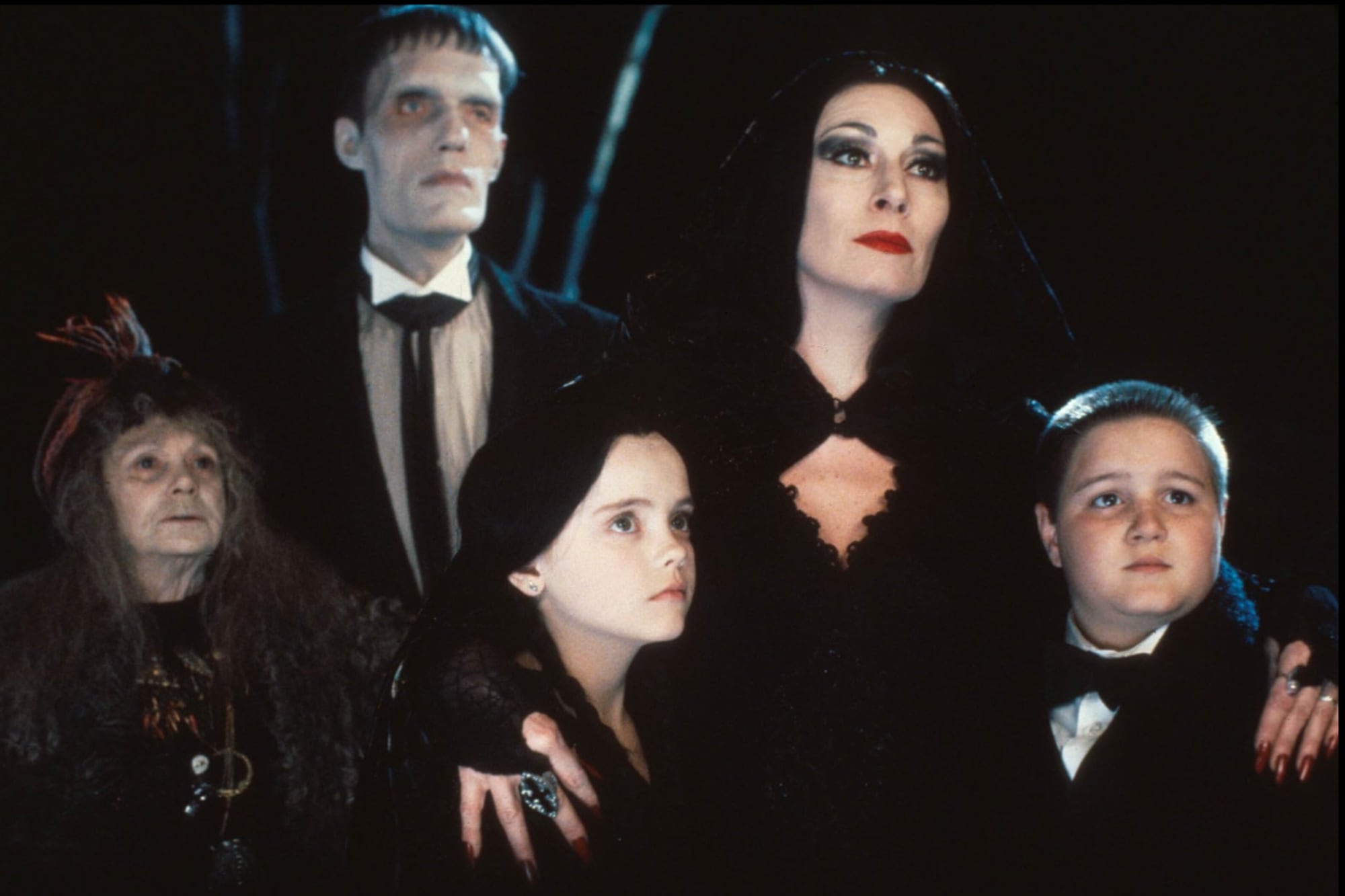 Anjelica Huston interpretó a Morticia Addams en Los locos Addams