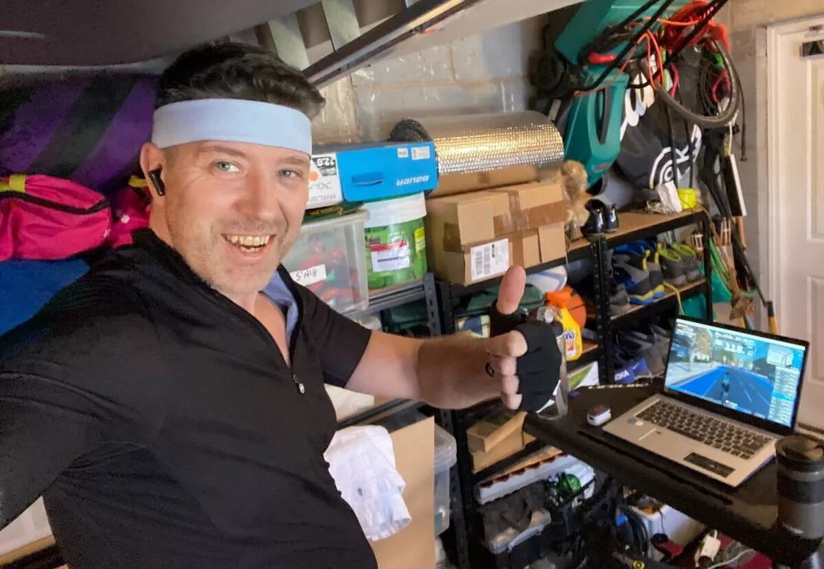Chris sueña con poder llegar a participar del Tour De 4, un desafío ciclista de 56 millas en Glasgow