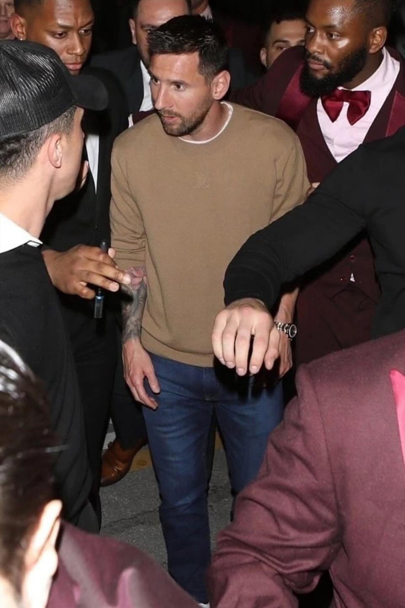 Leo en Carbone Miami, que tiene un estricto código de vestimenta