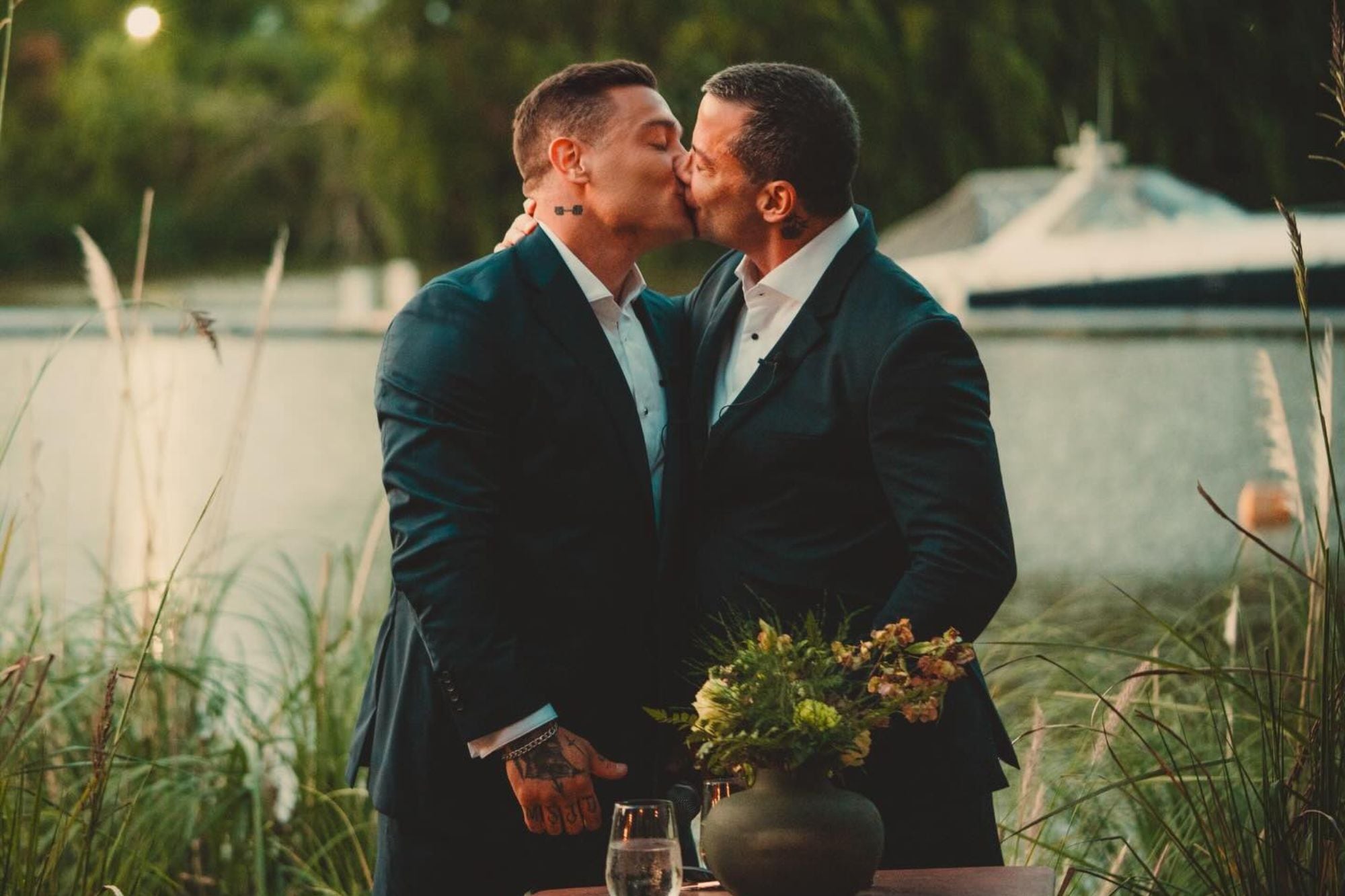 Lautaro Marchesini y Marcelo Da Corte se casaron hace pocas semanas, algo que justo coincide con el reingreso de Solange Abraham a Gran Hermano